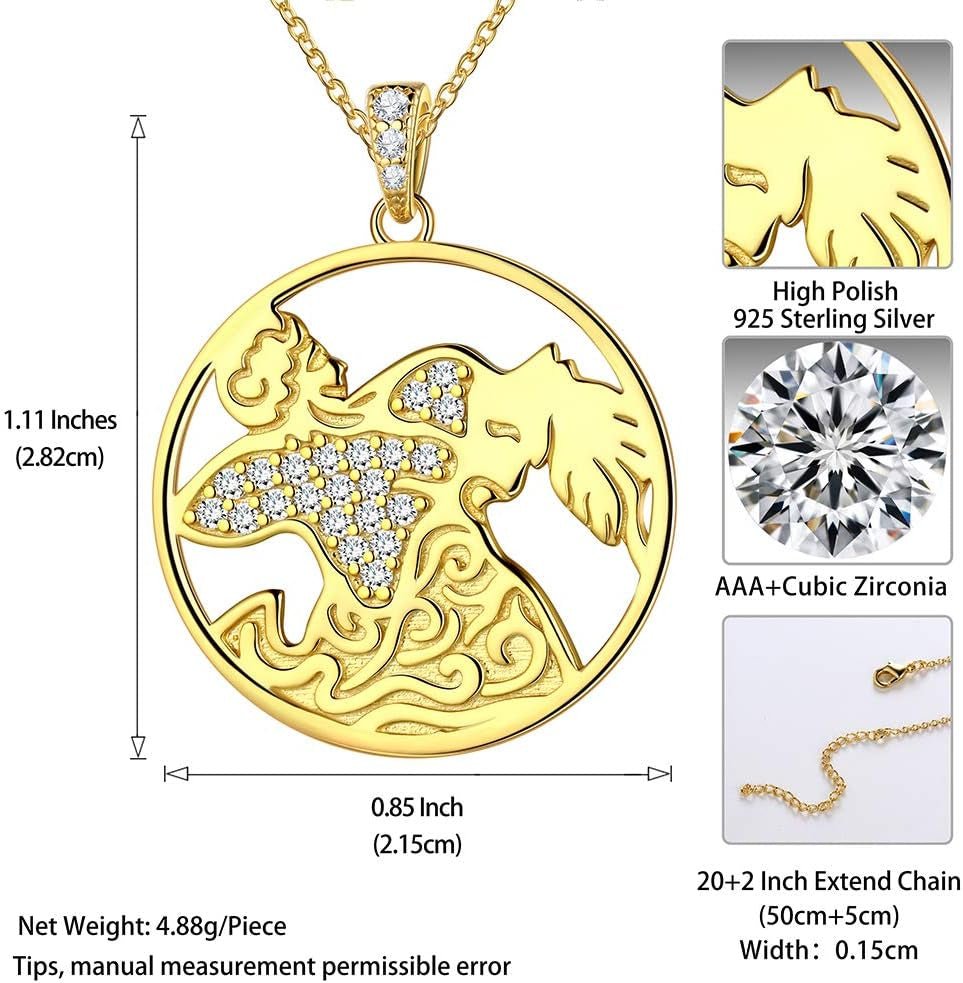Astrology Sign Necklace for Men & Women – Horoscope Jewelry - Bela Fils BoutiqueBela Fils Boutique